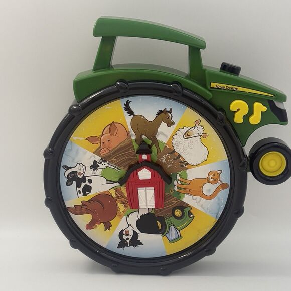 ERTL John Deere Spin Around the Farm See and Say Learning Toy Tested Works - Picture 1 of 6